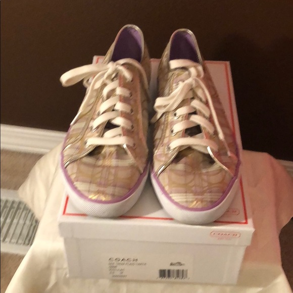 Coach plaid shoes - Picture 1 of 5